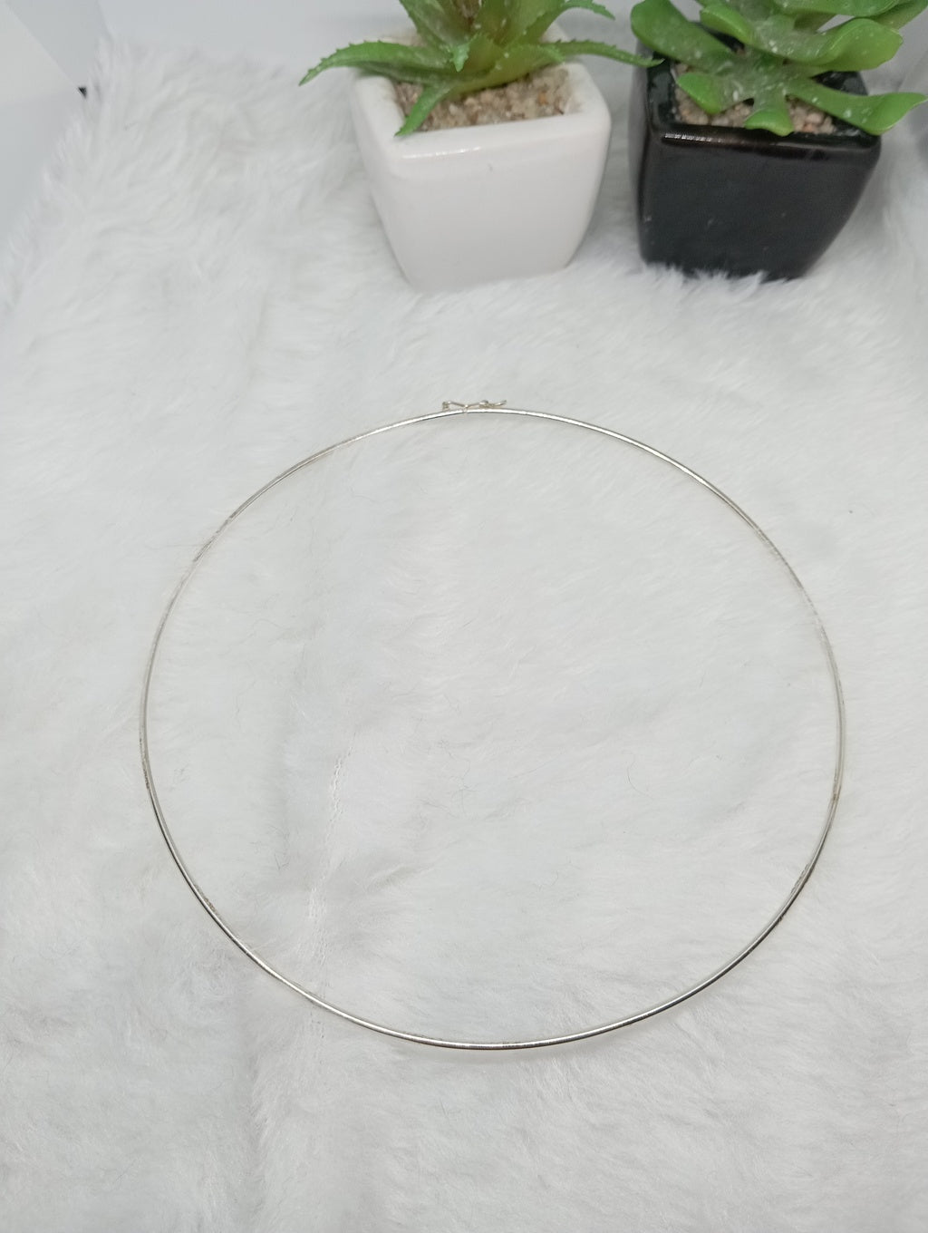 Colar Choker Aro Redondo Fio Redondo 4,8gr