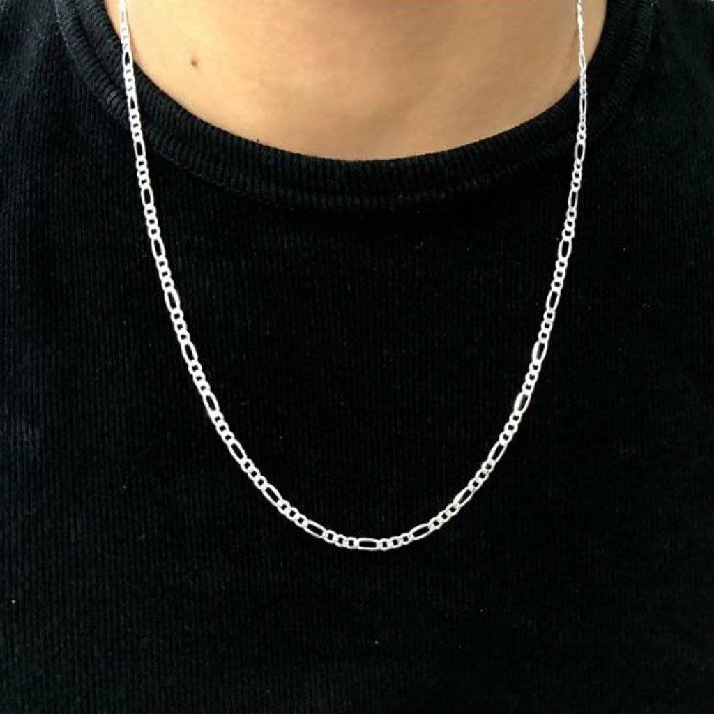 Corrente Masc + Pulseira Fio 80