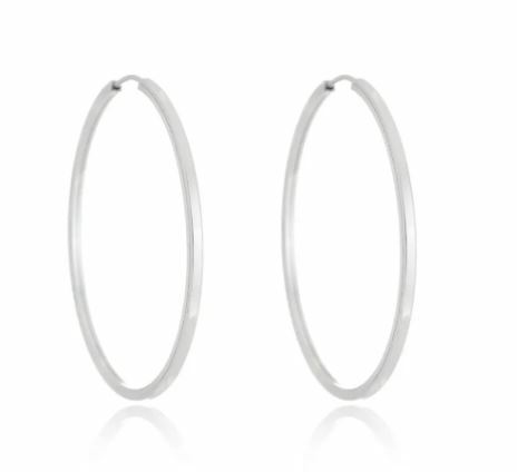 Brinco Argola Fio Quadrado Média 3,5cm