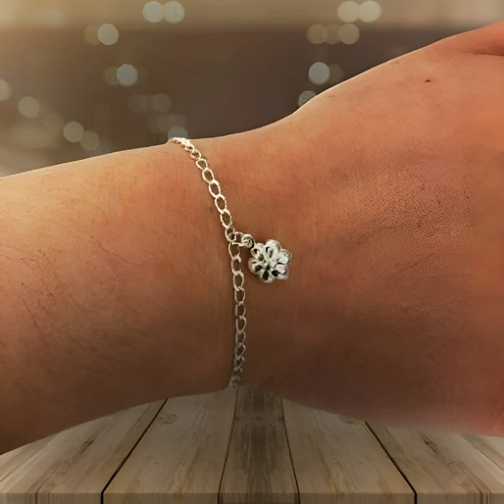 Pulseira Infantil Florzinha Cheia tam. 14cm