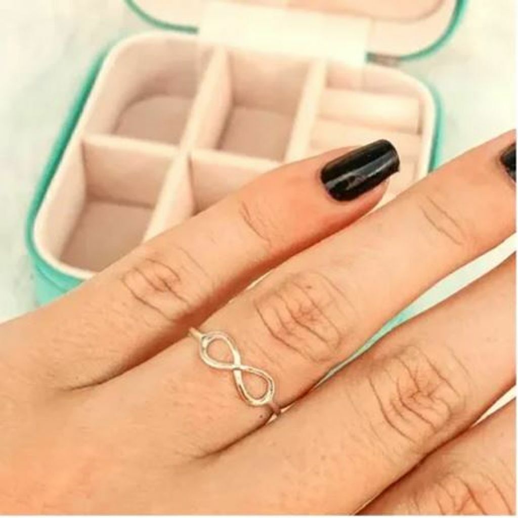 Anel Infinito prata 925