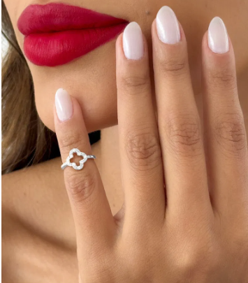 Anel Falange Folheado a Ouro 18k e Prata Inspiração Vg. Cravejado