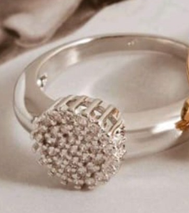 Anel Solitário Micro Zircônia Banhada a Ouro e a Ródio Branco