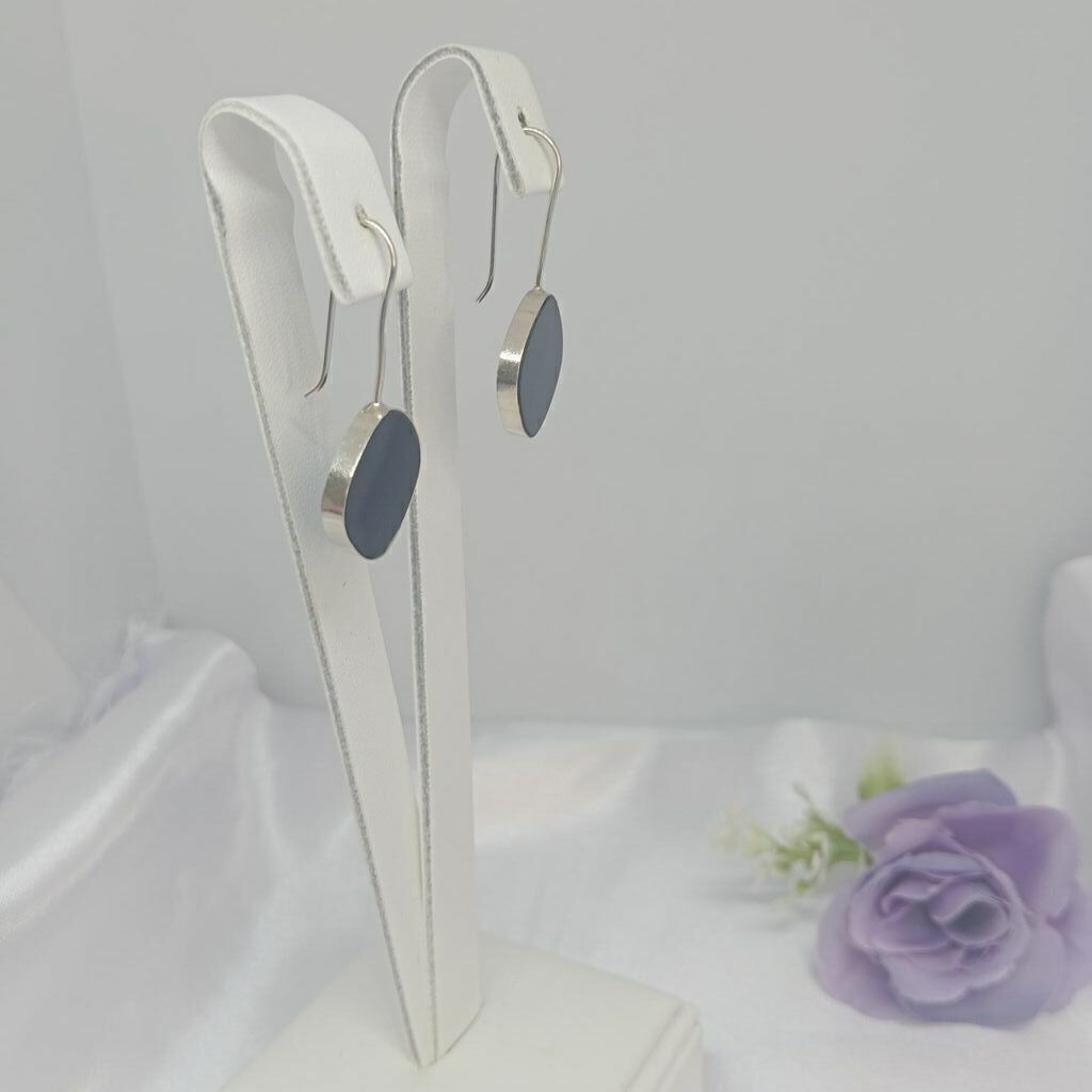 Brinco Ágata Negra Pendurico