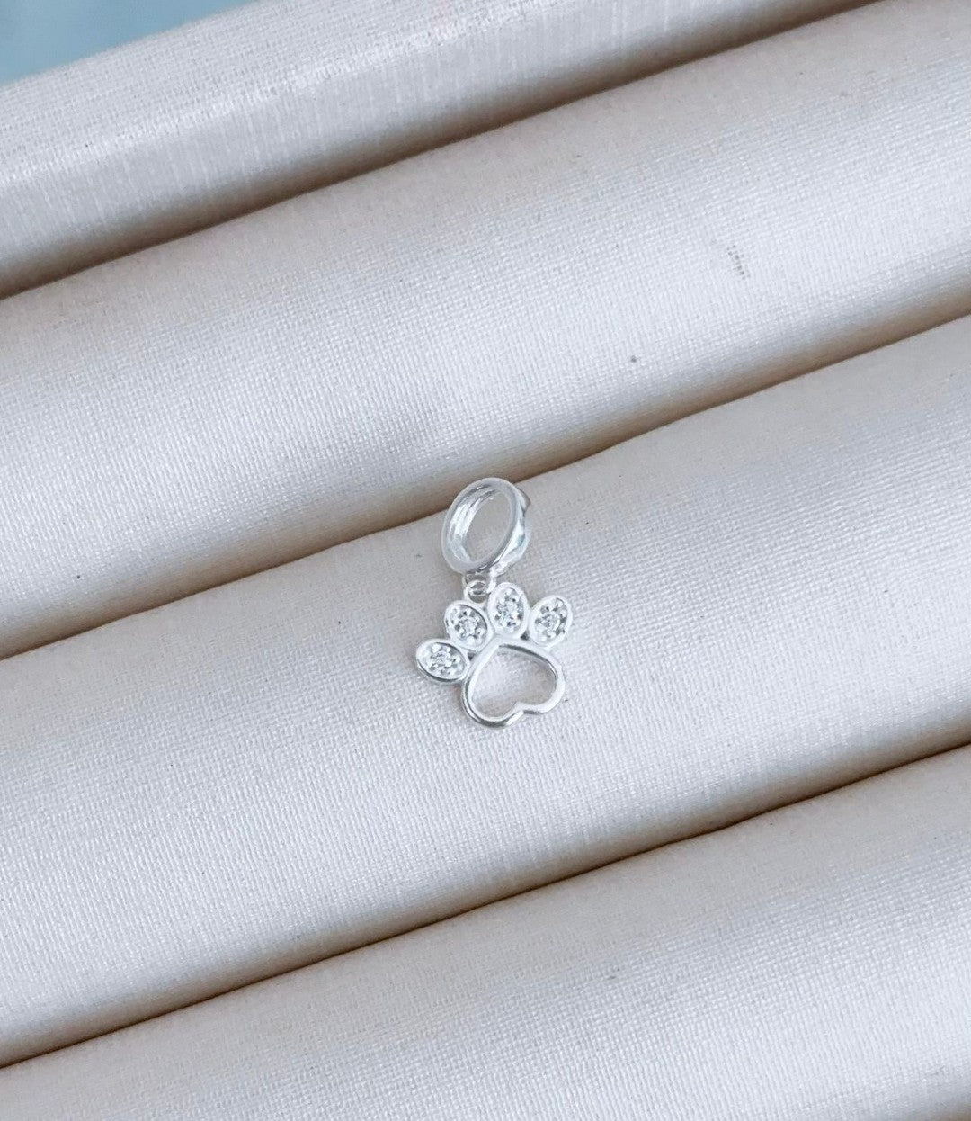 Berloque Pet Patinha prata 925