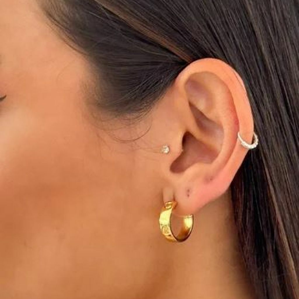 Brinco Cartier Semi Jóia Ouro 18k