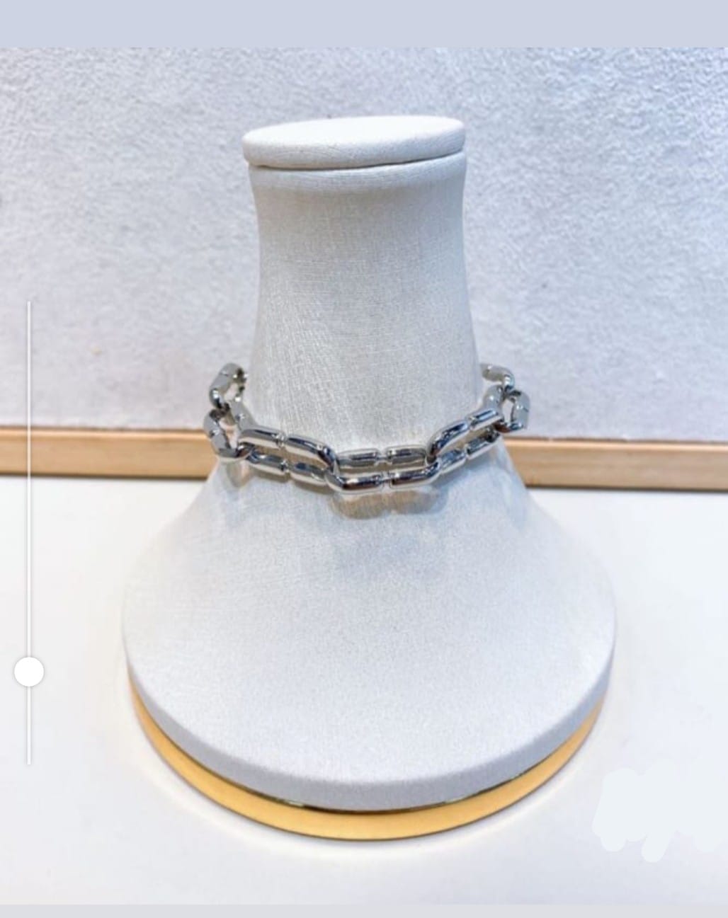 CHOKER ELOS Grande LISOS BRANCO