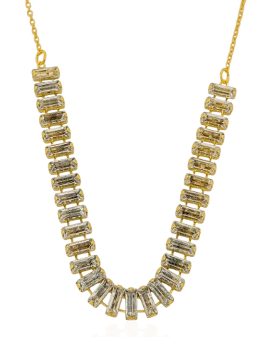 Choker Navetes Banhado  a Ouro