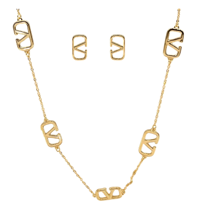 Conjunto Liso V Folh. A Ouro Tam. 95cm