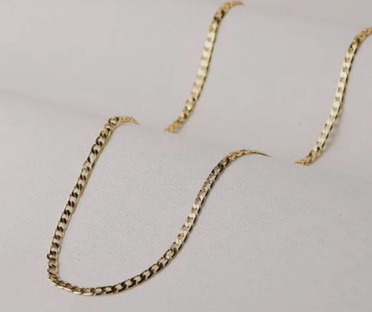 Corrente Choker 40cm Banhado a Ouro