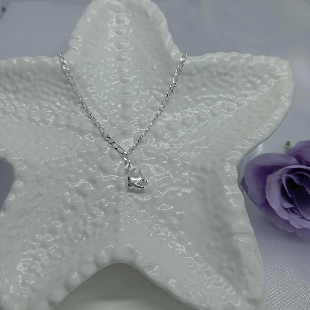 Tornozeleira com 1 Pingente Peixe Pendurado 1,9g