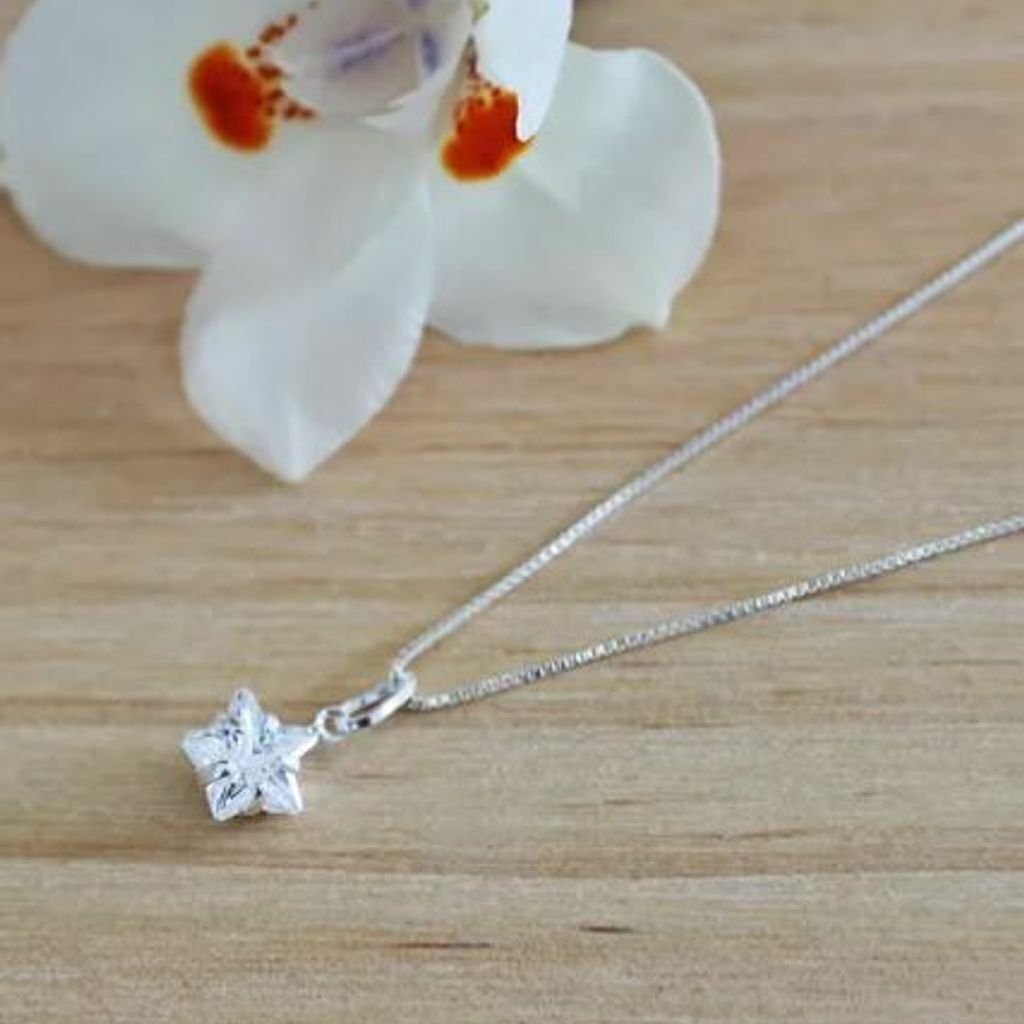 Corrente Veneziana prata 925 Ponto de Luz Estrela