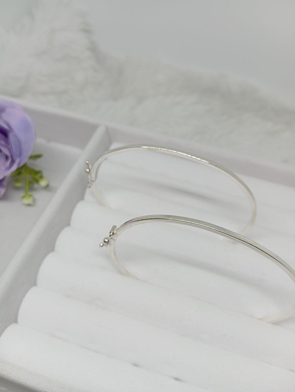 Bracelete Fino de Prata Fio Quadrado 1.3mm 2g