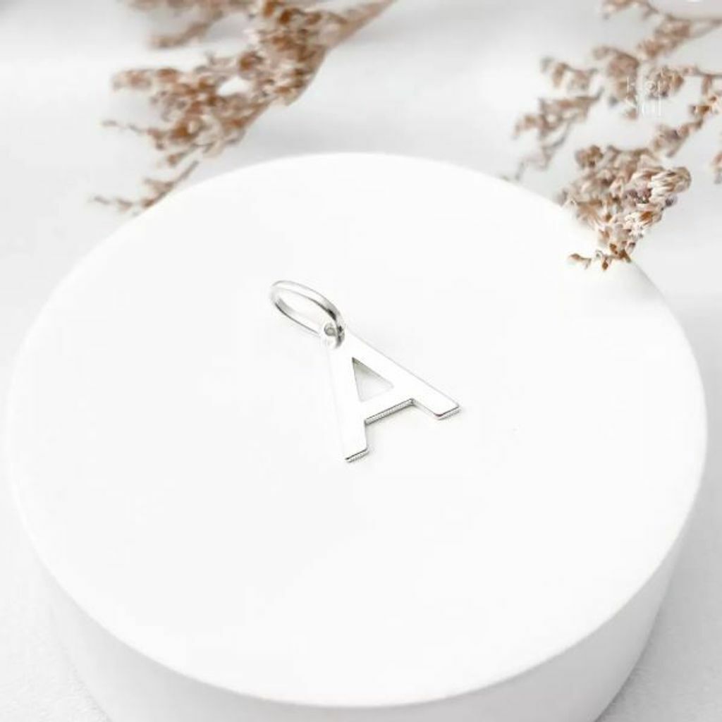 Pingentes de Letra Manuscrita Prata 925