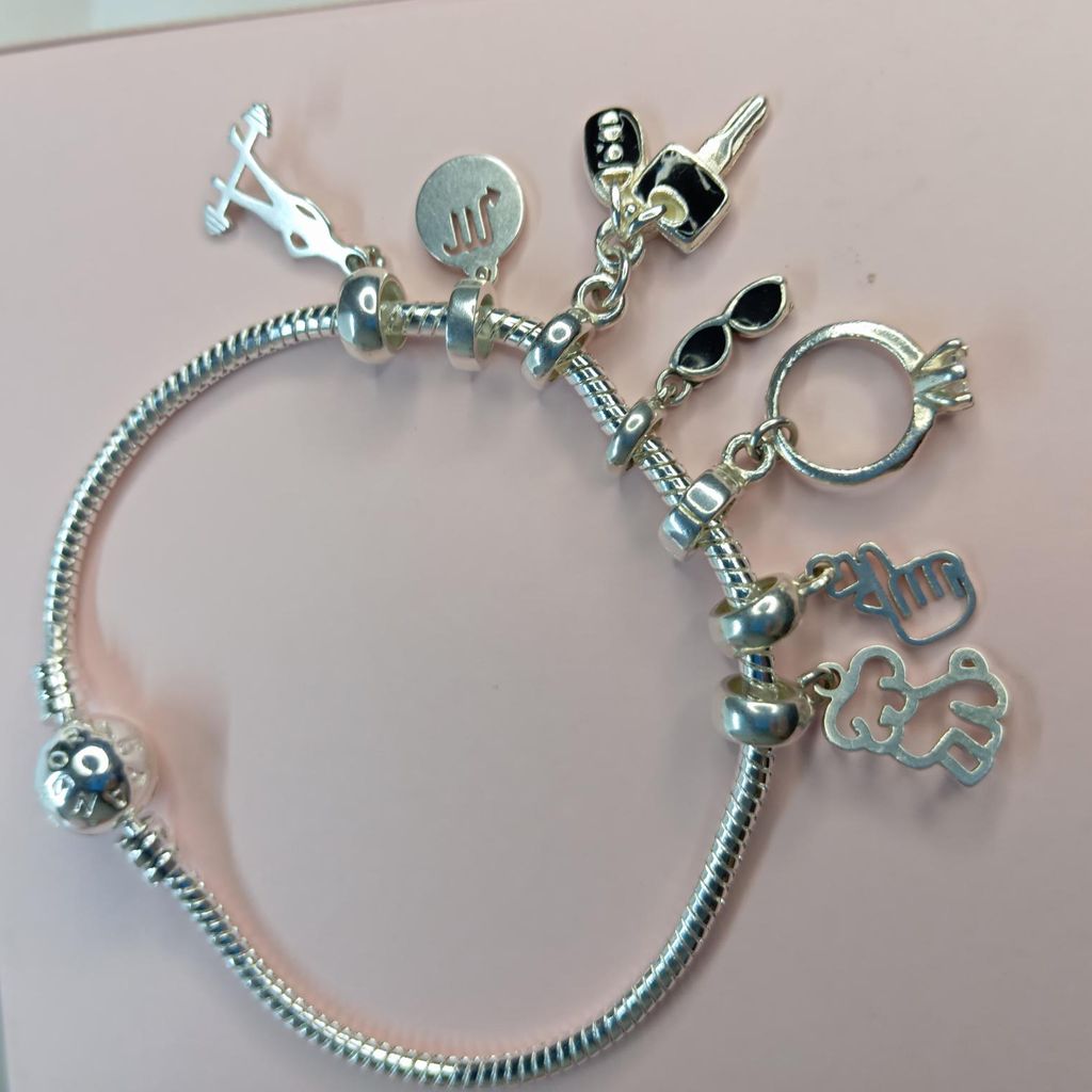 Pulseira Life Folheada a Ouro 18k e Prata Esfera Insp. Pandora