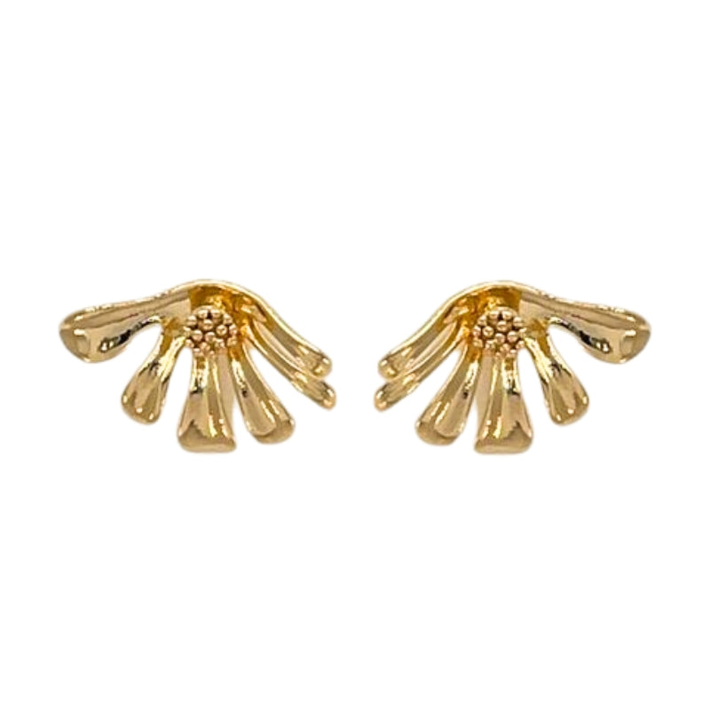 Brinco EAR Jacket Petalas Folh. A Ouro