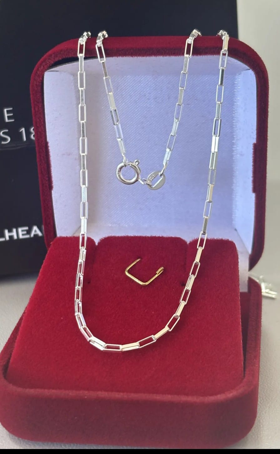 Corrente de Prata 925 Legítima Cartier Italiana 60cm