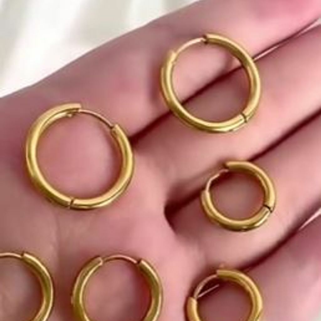 Piercing Banhado a Ouro Argola Click Orelha Septo Helix Daith 12mm