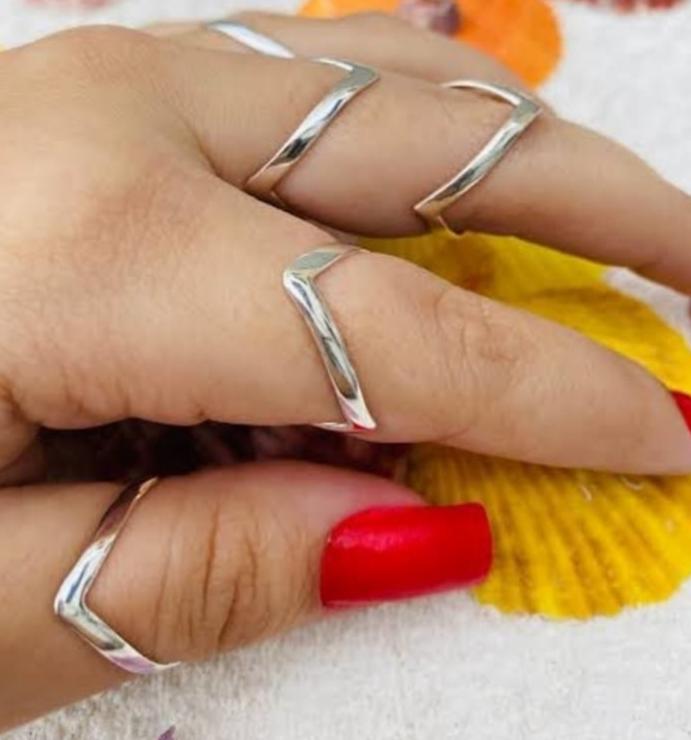 Anel de Prata 950 Maria de Fatima