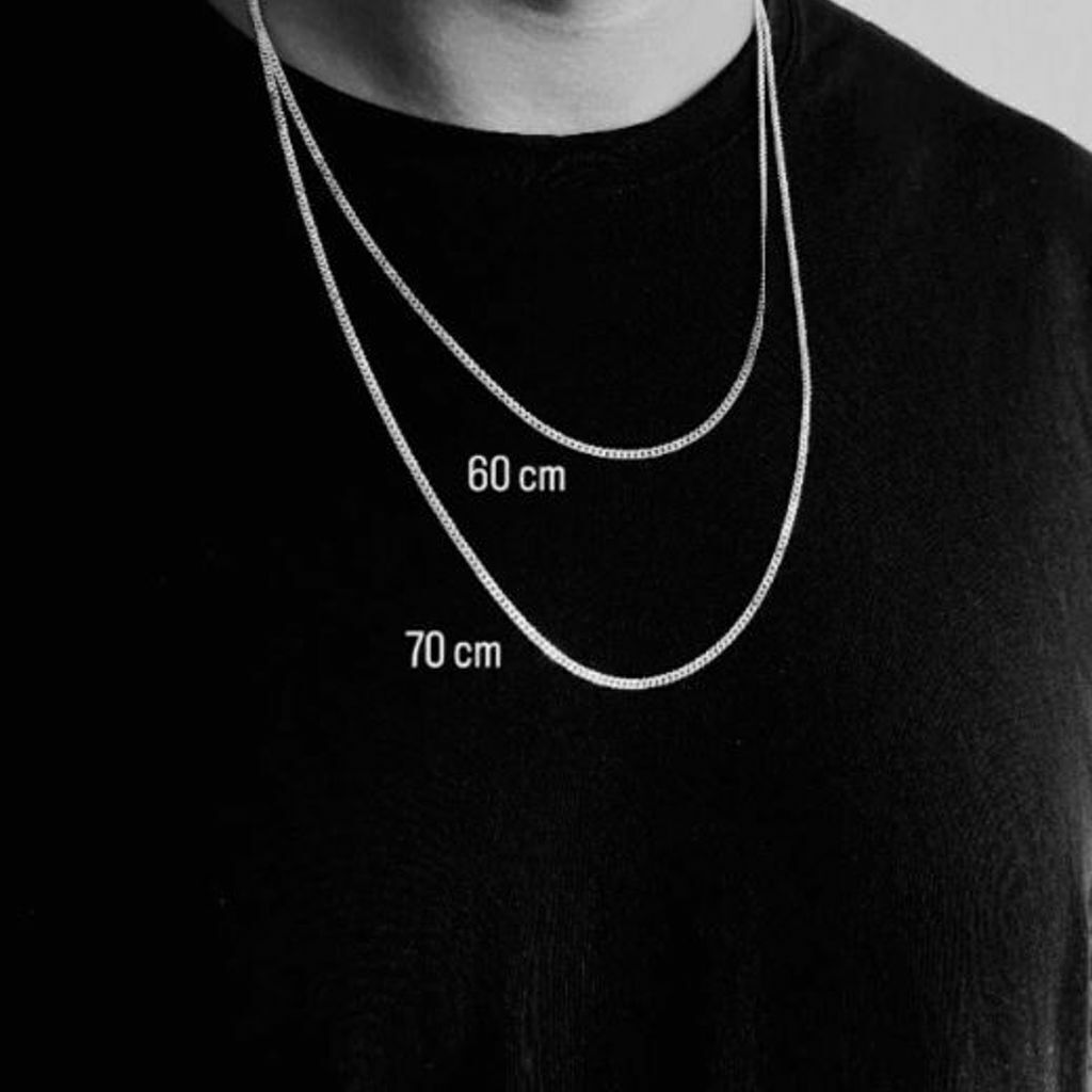 Corrente Masc + Pulseira Fio 80