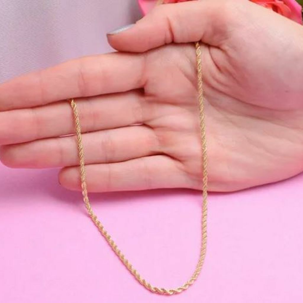 Corrente Cordão Baiano Semi Jóia Ouro