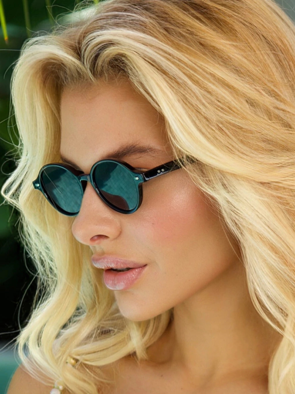 Óculos de Sol Premium Oval Mimia 2.0 - Preto - Acetato - Com proteção UV400 - 2297 - C1
