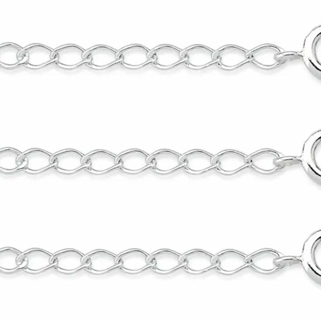 Extensor Fecho Boia prata 925 4cm