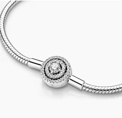 Pulseira para Berloques Inspiração Pandora prata 925