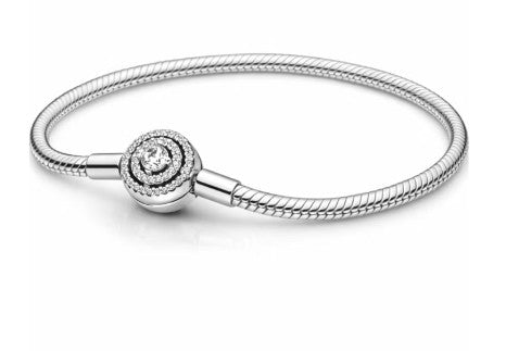 Pulseira para Berloques Inspiração Pandora prata 925