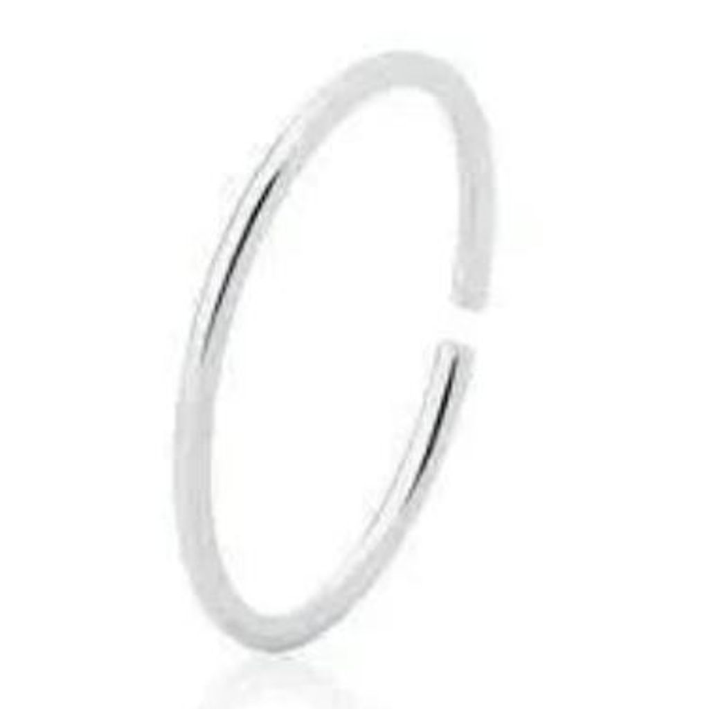 Piercing de Nariz Argolinha Lisa prata 925