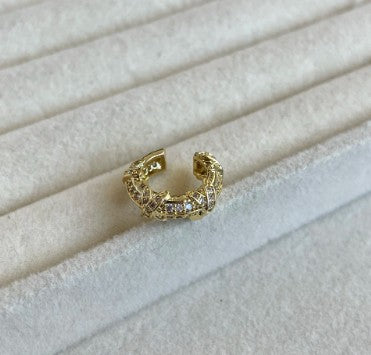 Piercing Fake X Banhado a Prata e Ouro