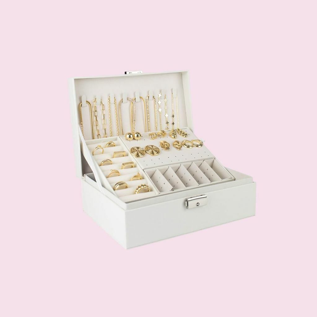 Estojo Porta Joia com Bandeja removível