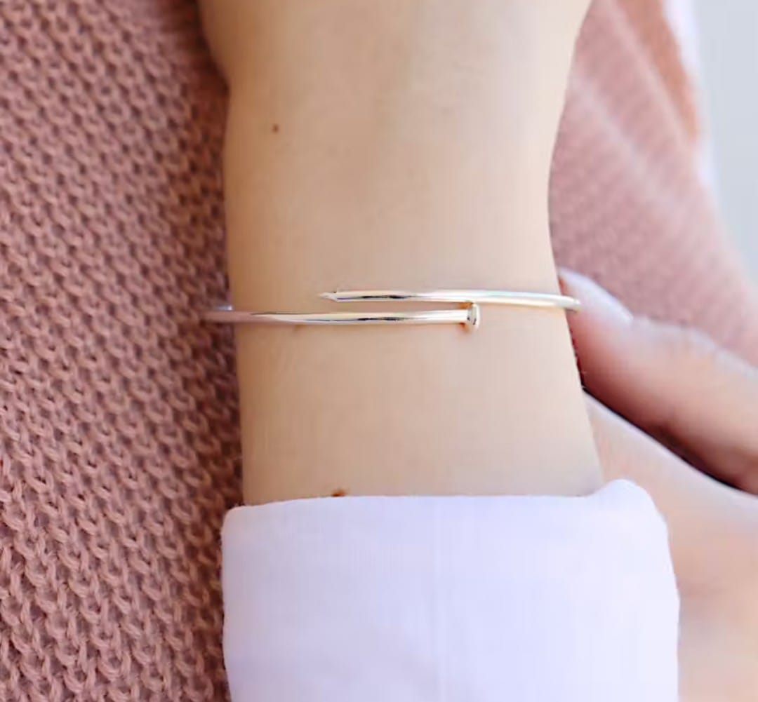 Bracelete prata 925 Prego Fino