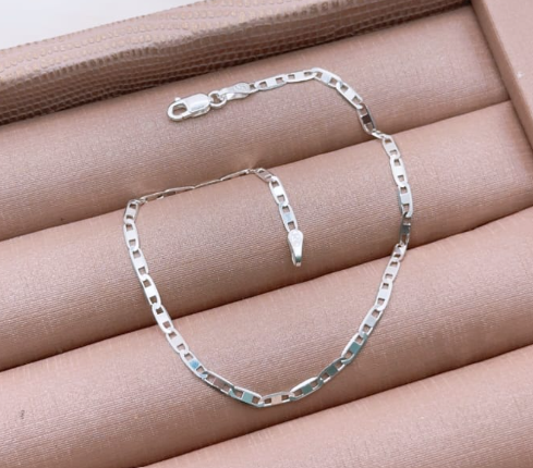 Pulseira Masculina Piastrine prata 925