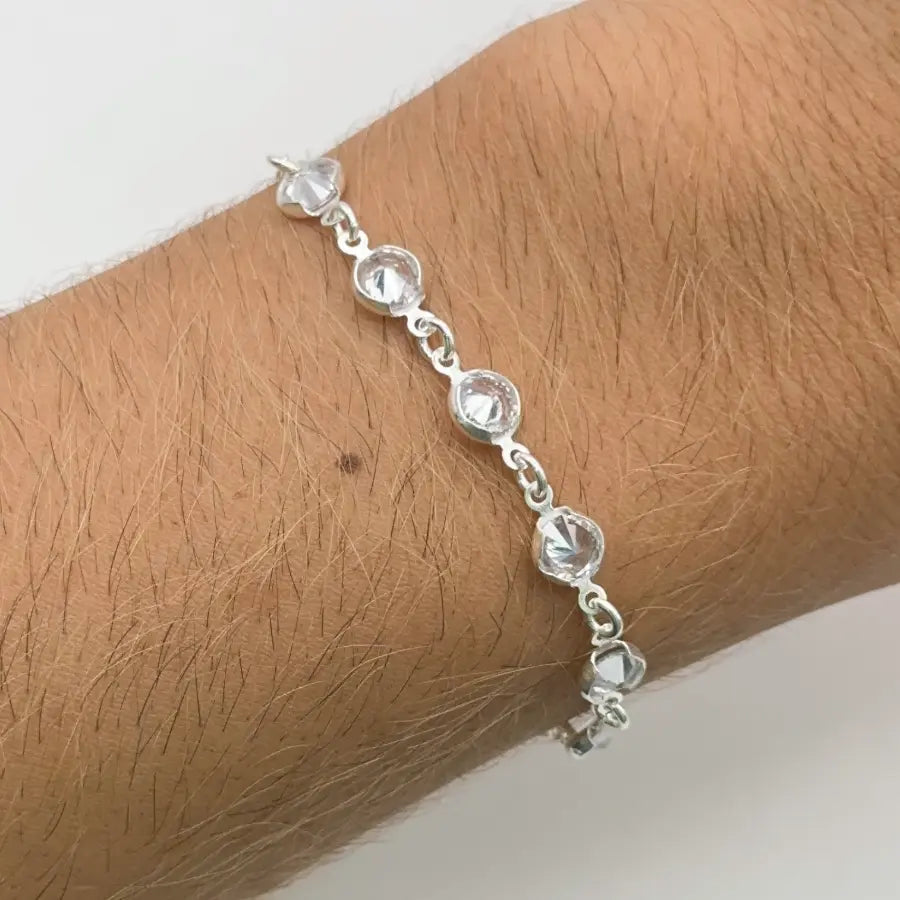 Pulseira Pontos de Luz prata 925
