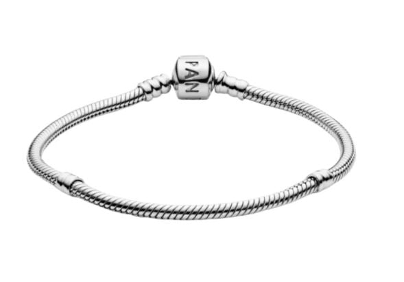 Pulseira prata 925 Inspiração Pandora para Berloques Lisa