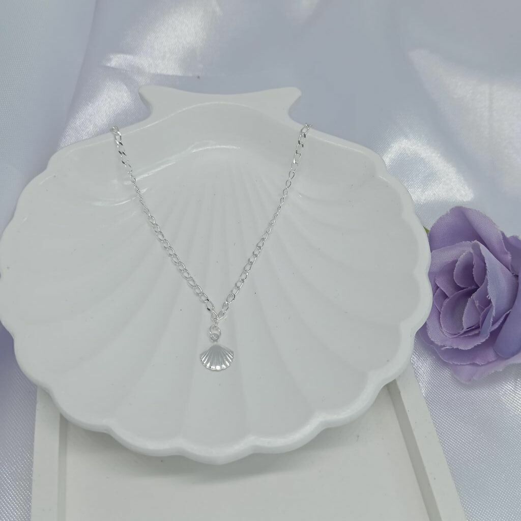 Tornozeleira com 1 Pingente Concha Pendurado 1,9gr