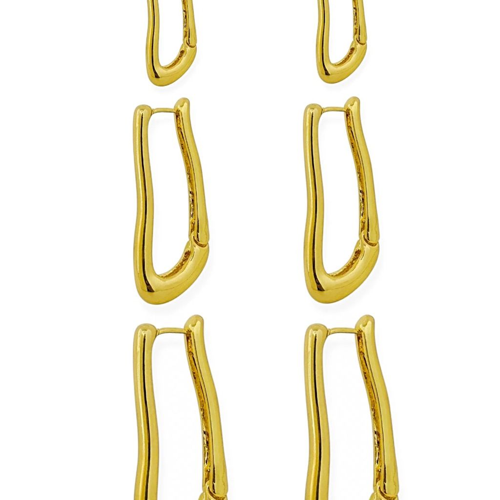 Brinco Argola Longa Ouro