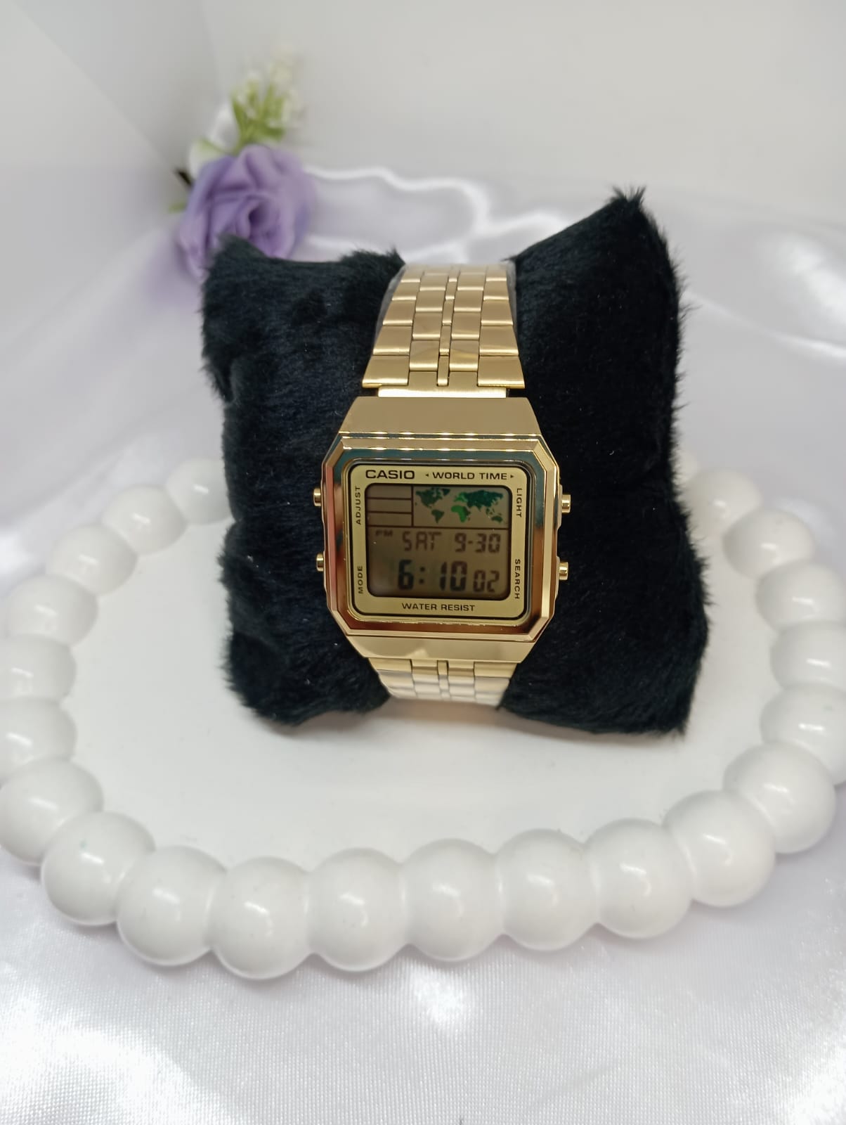 Relógio Unisex Vintage Digital A500 WA Inspiração  Cásio Retro Prateado