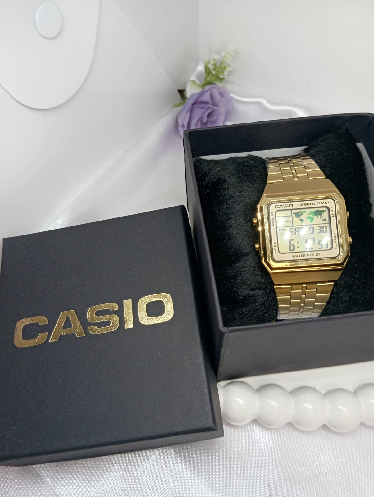 Relógio Unisex Vintage Digital A500 WA Inspiração  Cásio Retro Prateado