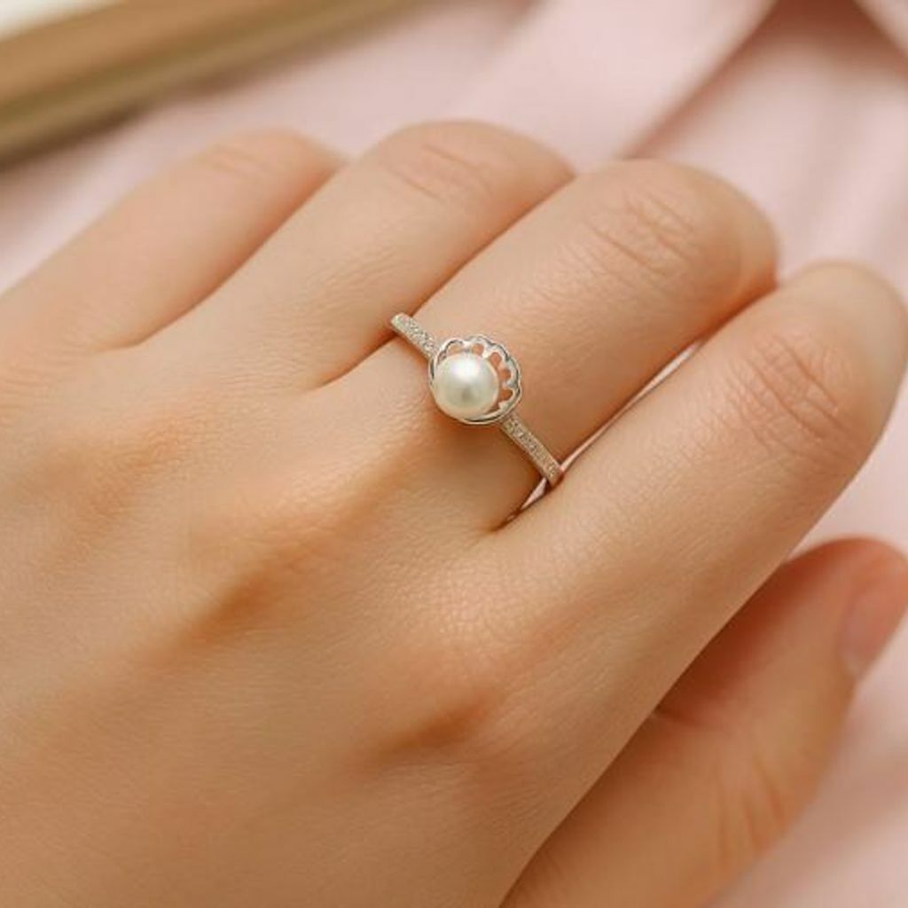 Anel de prata 925 princesa ariel