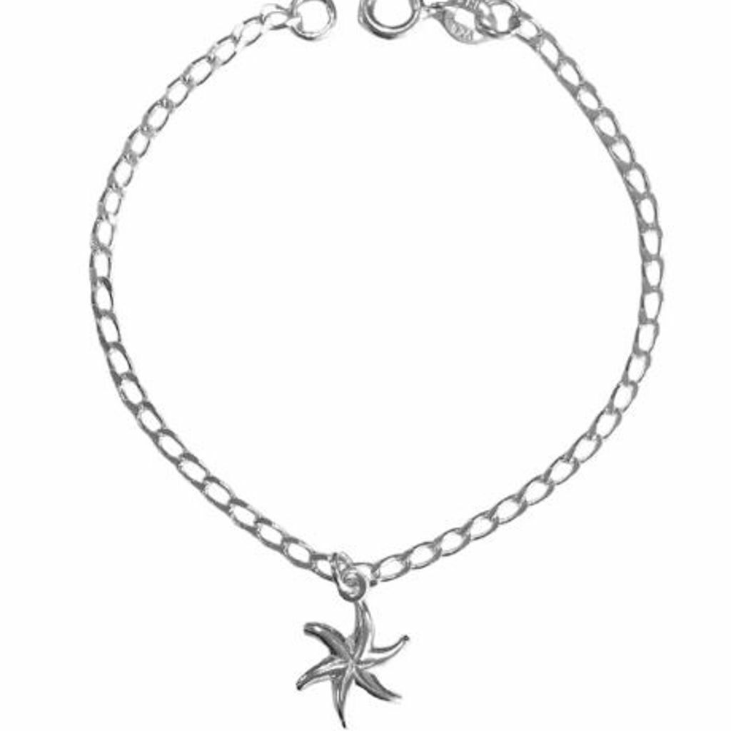 Pulseira Infantil Estrela do Mar Cheia 1,3g