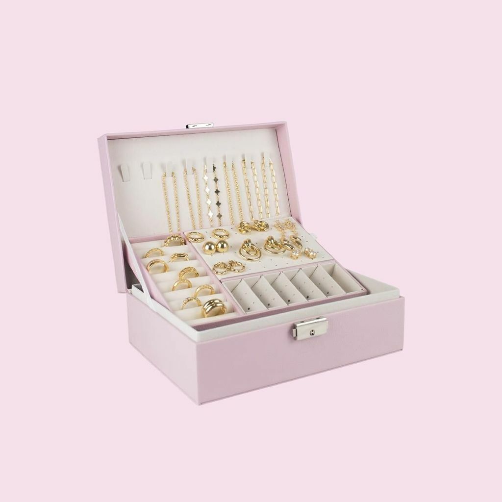 Estojo Porta Joia com Bandeja removível