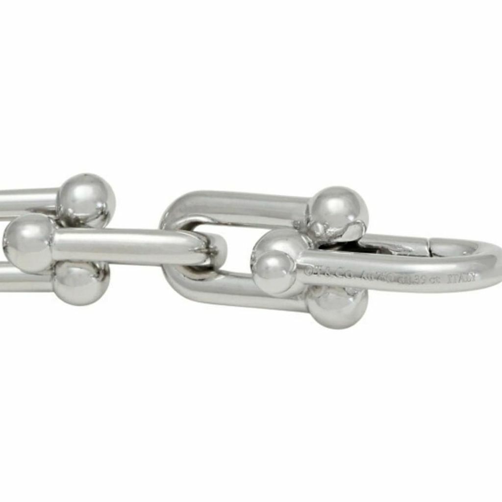 Pulseira Folheado a Ouro 18k e Prata Elos Correntes Inspiração TIFFANY