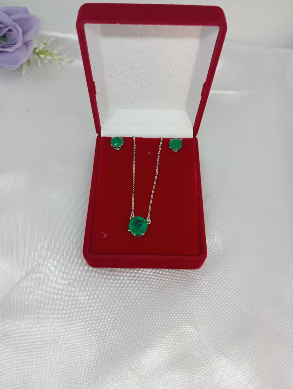 CONJUNTO PONTO DE LUZ ESMERALDA BRANC