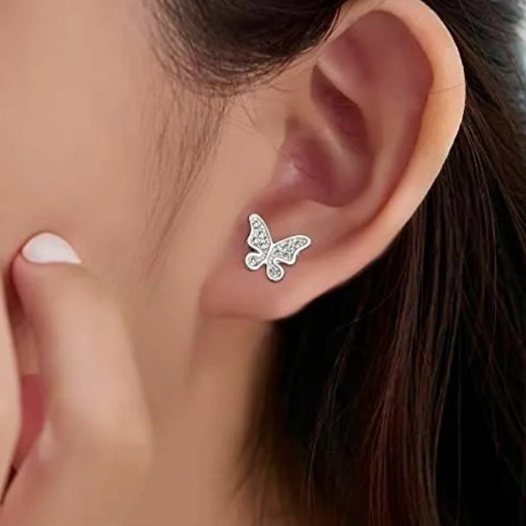 Brinco prata 925 Broboleta