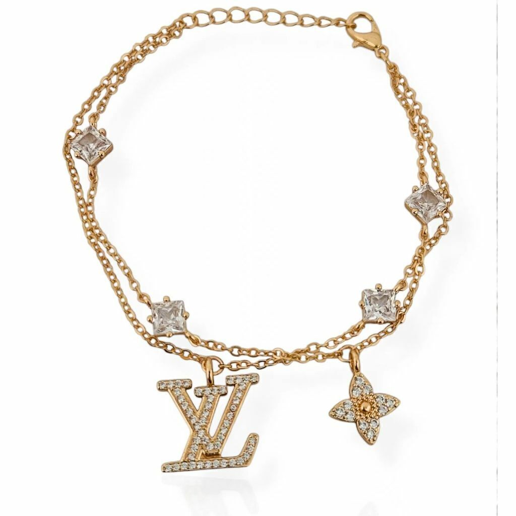 Pulseira Semi Jóia Prata Grandes Marcas VL Zircônia