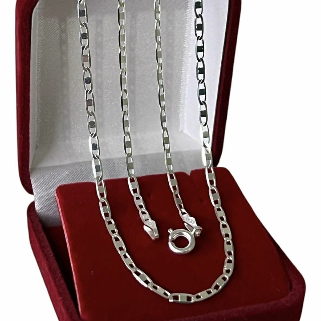 Corrente Masculina Piastrine Prata 925