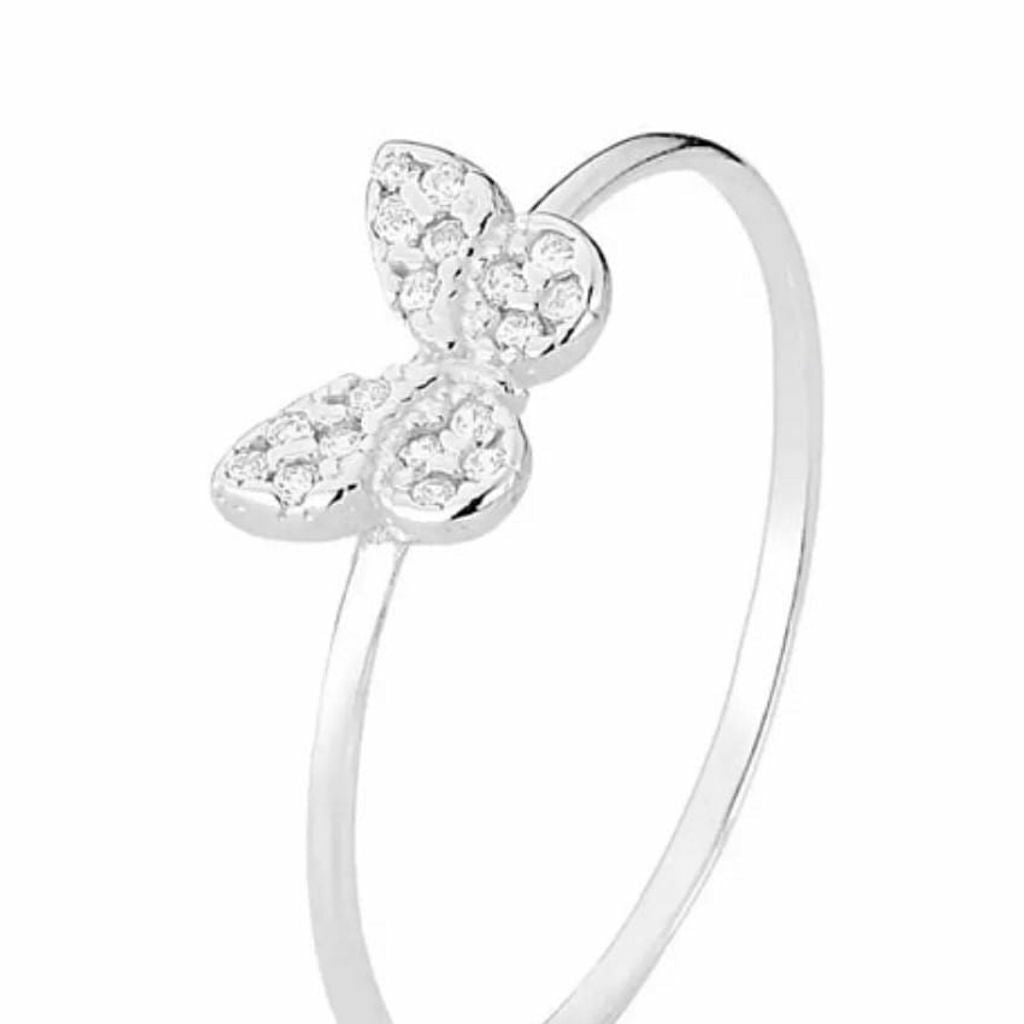 Anel prata 925 Borboleta
