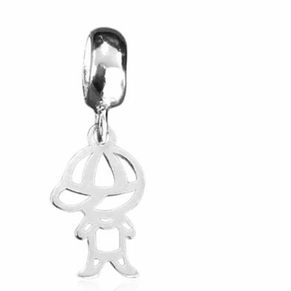 Berloque Menina ou Menino Vazado Desenhado